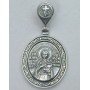 Серебряная ладанка  Великомученик и Целитель Пантелеймон  75 бр-3100254
