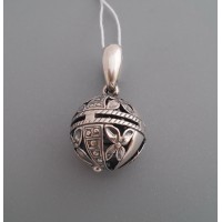 Серебряная подвеска "Шар 2" бр-3100290