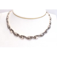 Срібне кольє Бал 2 бр-4110005