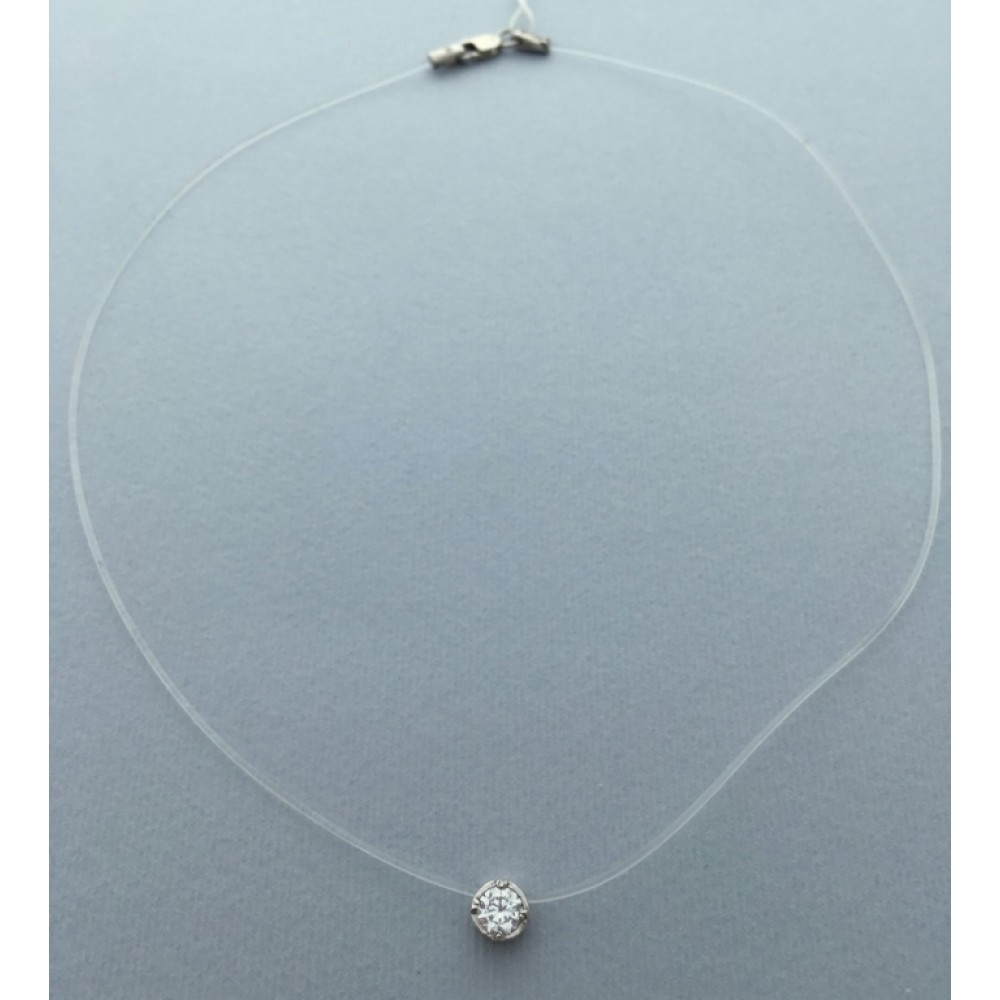 Серебряная Капелька на силиконе бр-1003441