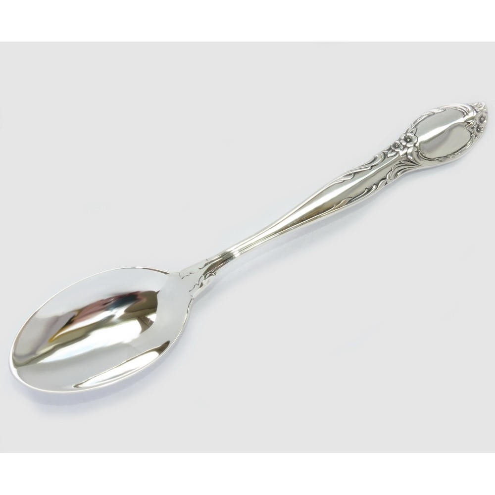 Срібна десертна ложка Волошки бр-46 