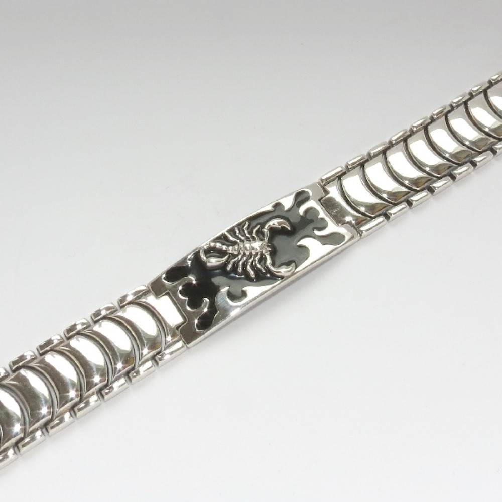 Срібний  браслет Скорпіон бр-00291