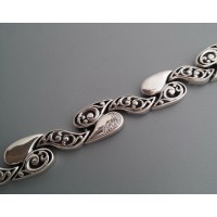 Серебряный браслет с камнями Бал 2 бр-5110023