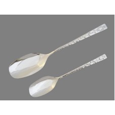 Набор серебряных ложек (чайная+десертная) бр-5350