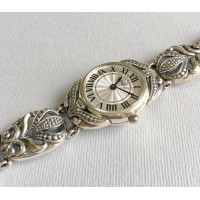 Женские серебряные часы на браслете БР-0005071