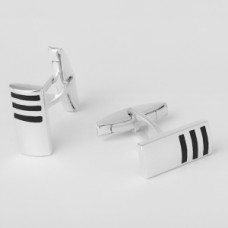 Срібний запонки ЮМ-8076