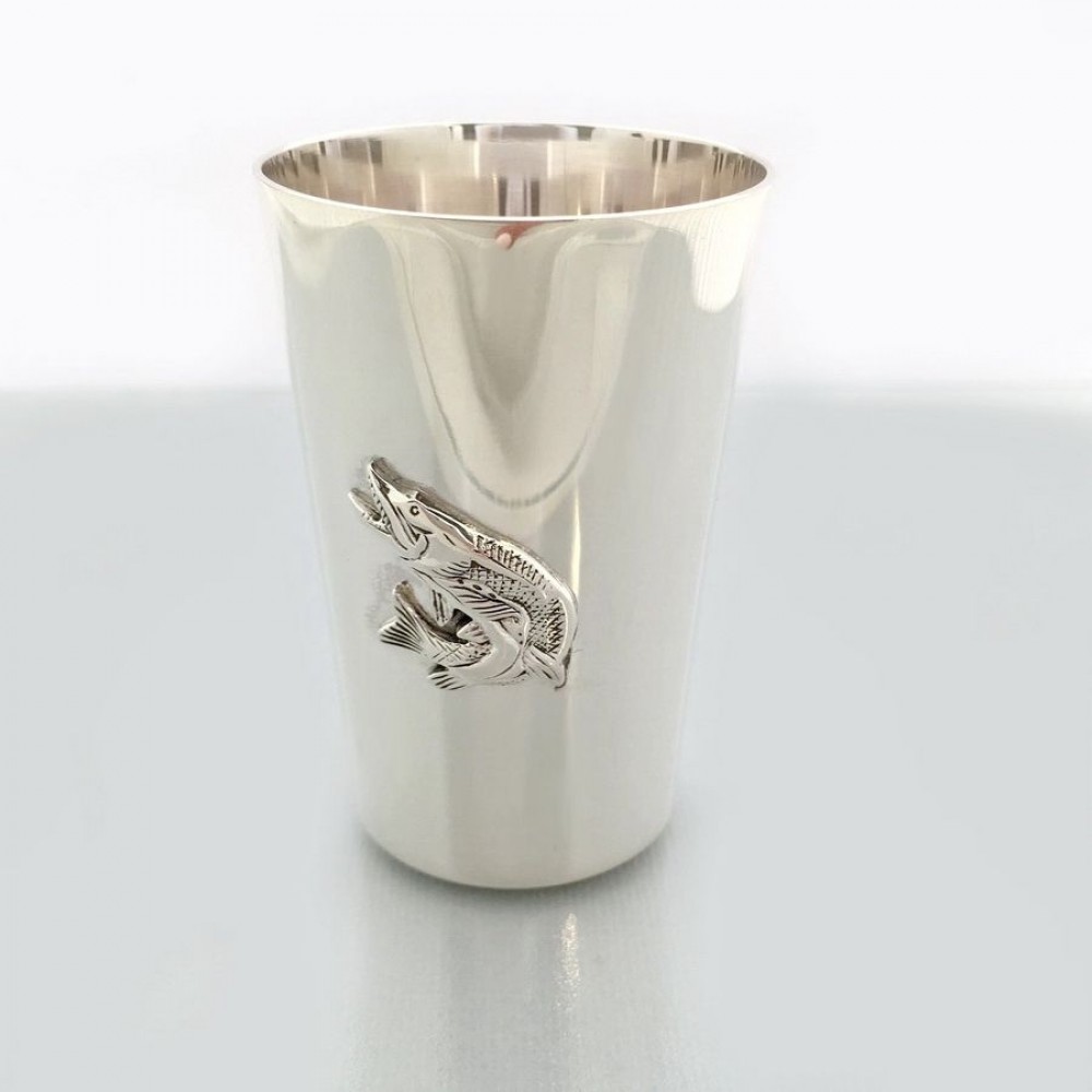 Срібна стопка Щука бр-0032881