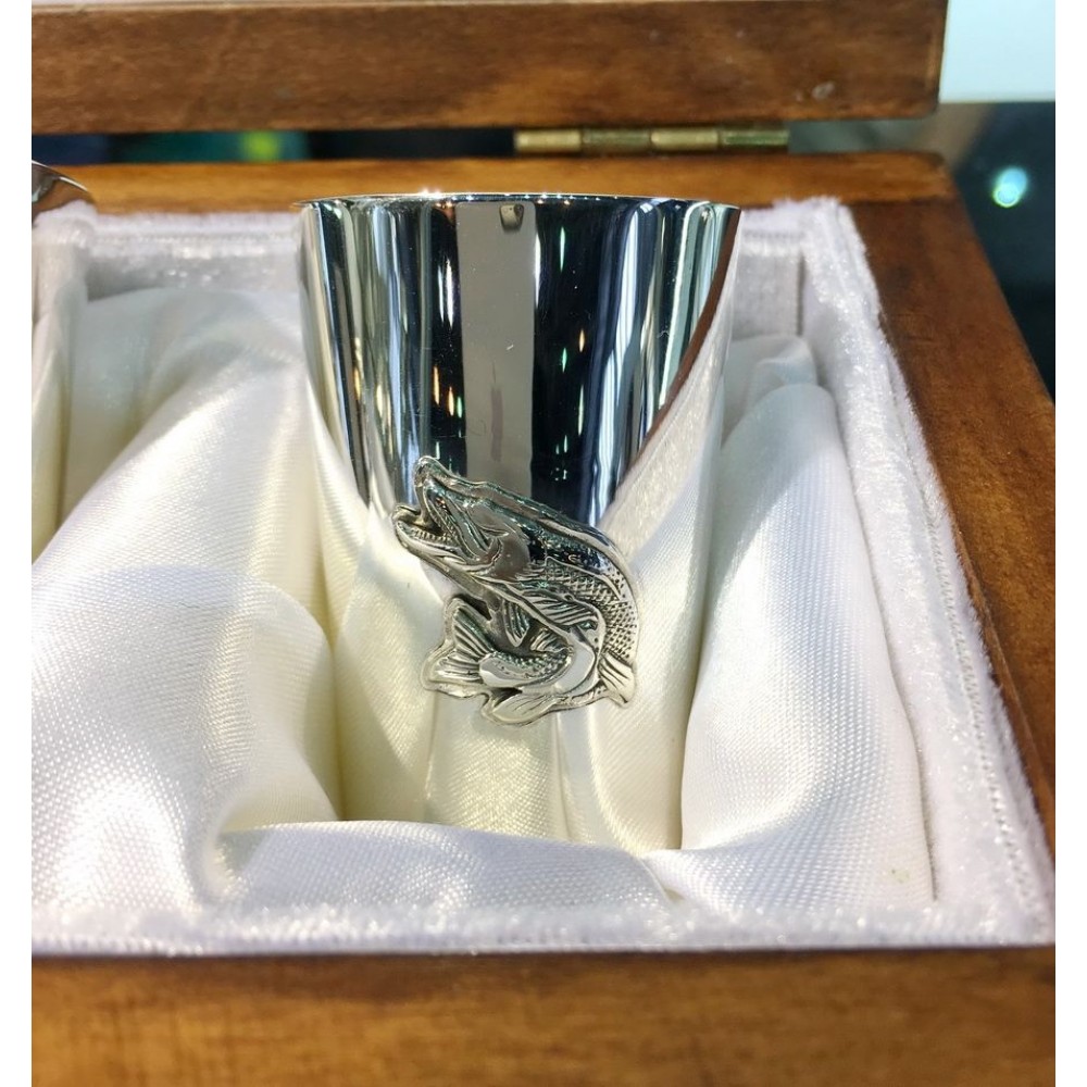 Срібна стопка Щука бр-0032881