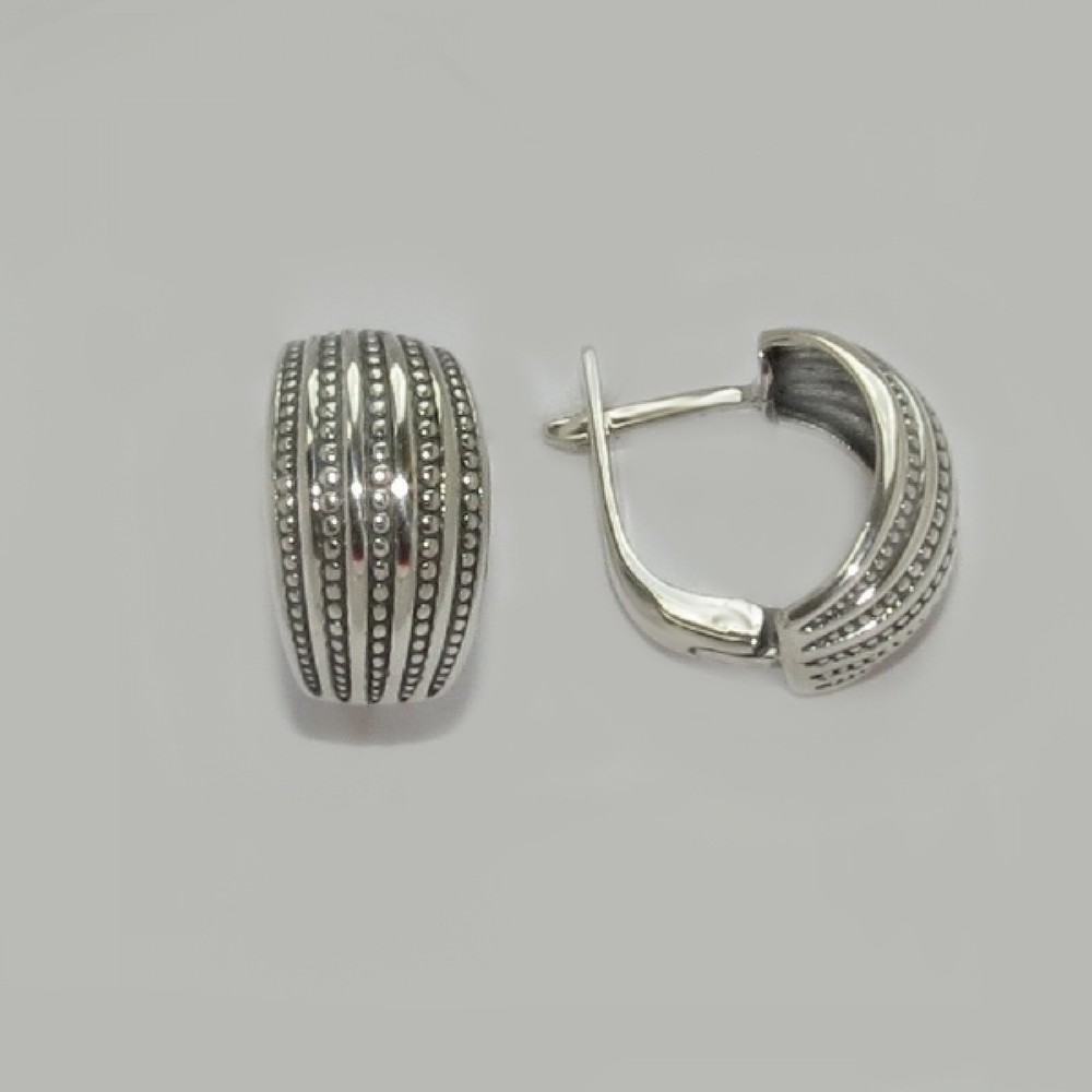 Срібні сережки бр-00275