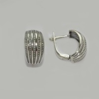 Серебряные серьги бр-00275