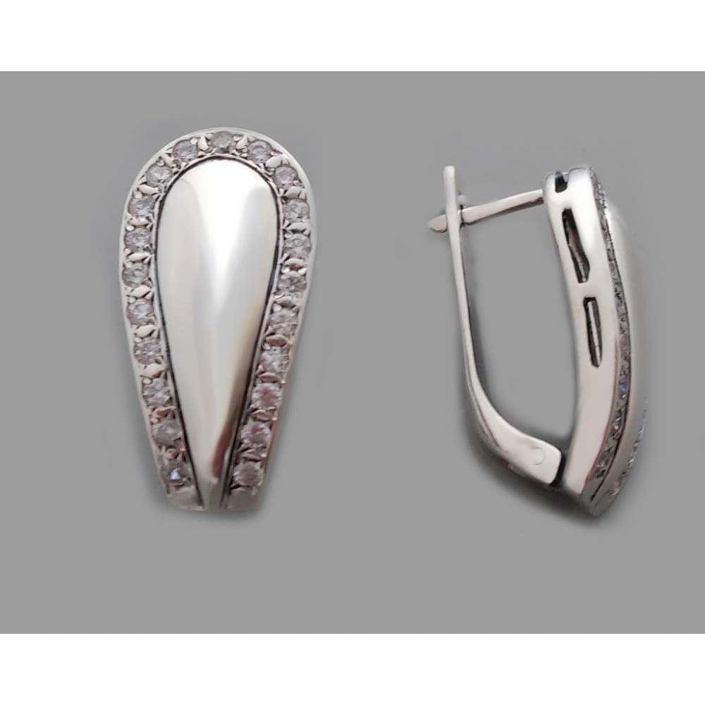 Срібні сережки бр-1110195