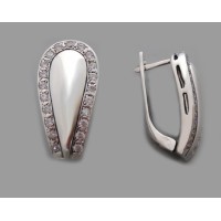 Срібні сережки бр-1110195