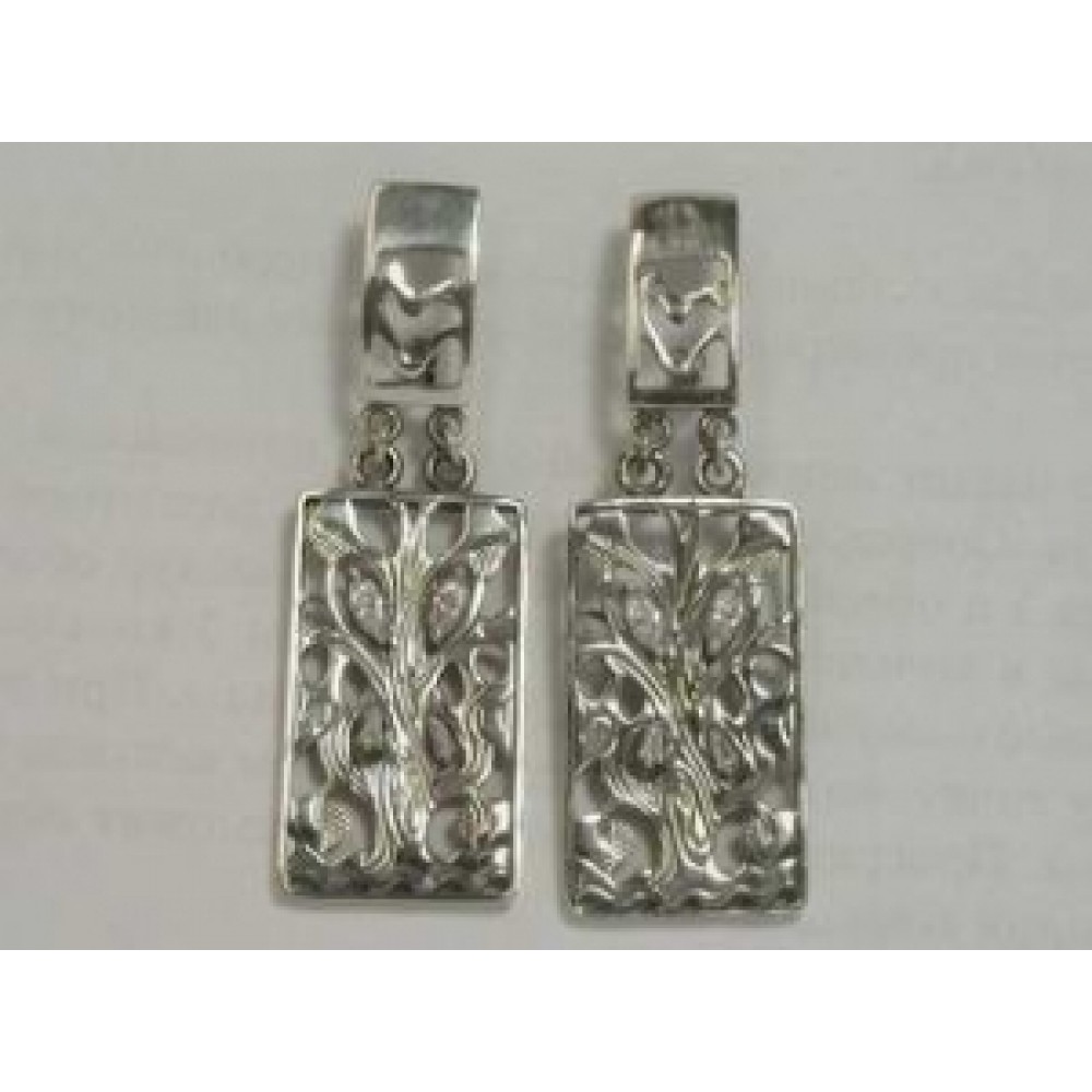 Срібні сережки Дерево Життя бр-1110436