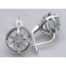 Срібні сережки Тіара бр-1110791