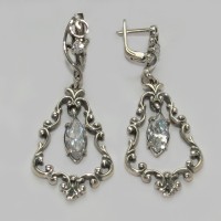 Срібні сережки бр-10910