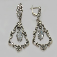 Серебряные серьги бр-10910