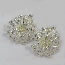 Серебряные серьги "Торжество 2" бр-1110938