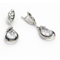 Срібні сережки Глафіра бр-1111042