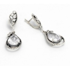 Срібні сережки Глафіра бр-1111042