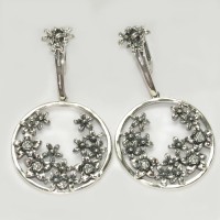 Серебряные серьги бр-11046