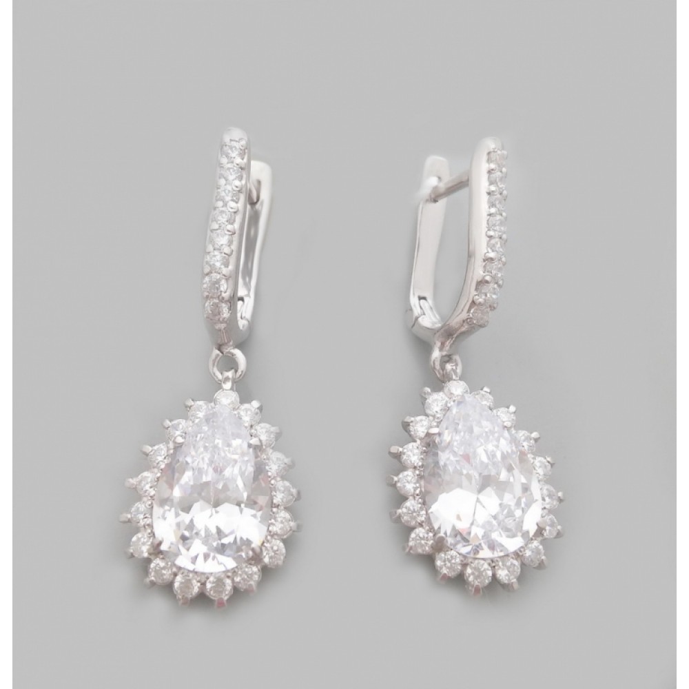 Срібні сережки Фарекс бр-1112142