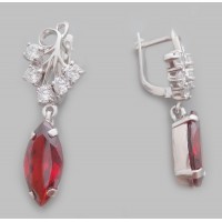 Серебряные серьги "Винченце 2" бр-1112176