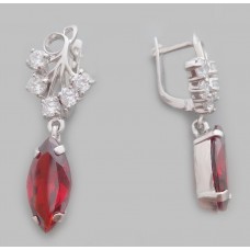 Серебряные серьги "Винченце 2" бр-1112176