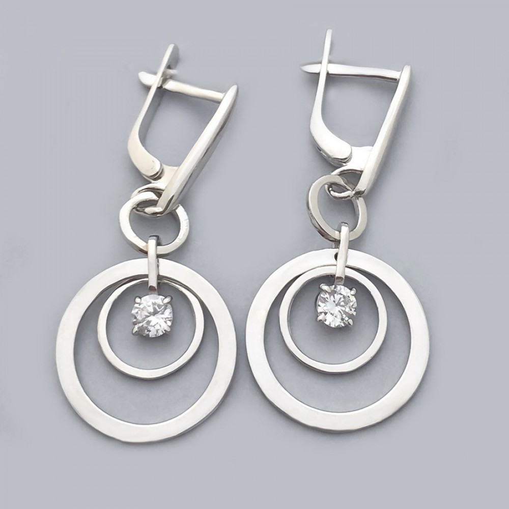 Серебряные серьги бр-1298711