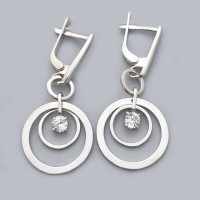 Срібні сережки бр-1298711