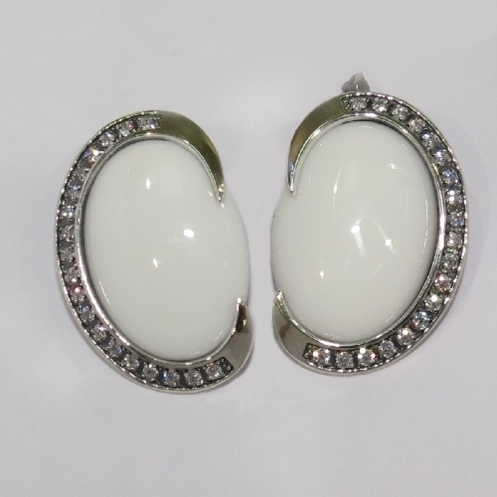 Срібні сережки Сафлор бр-1160028