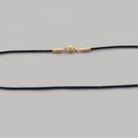 Шнурок с позолоченным замком ЛЗ-6024