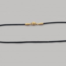 Шнурок с позолоченным замком ЛЗ-6024