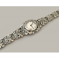 Серебряные часы БР-10054