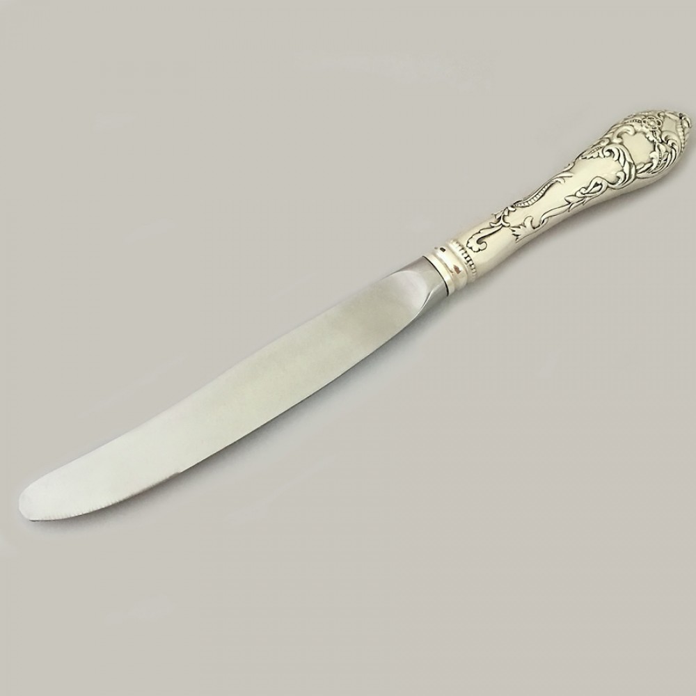 Серебряный десертный нож Идиллия БР-0040281