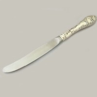 Срібний десерний ніж Ідилія БР-0040281