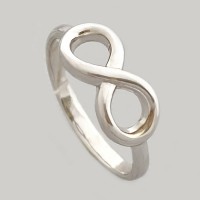 Серебряное кольцо Бесконечность бр-0055321