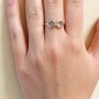 Серебряное кольцо Бесконечность бр-0055321