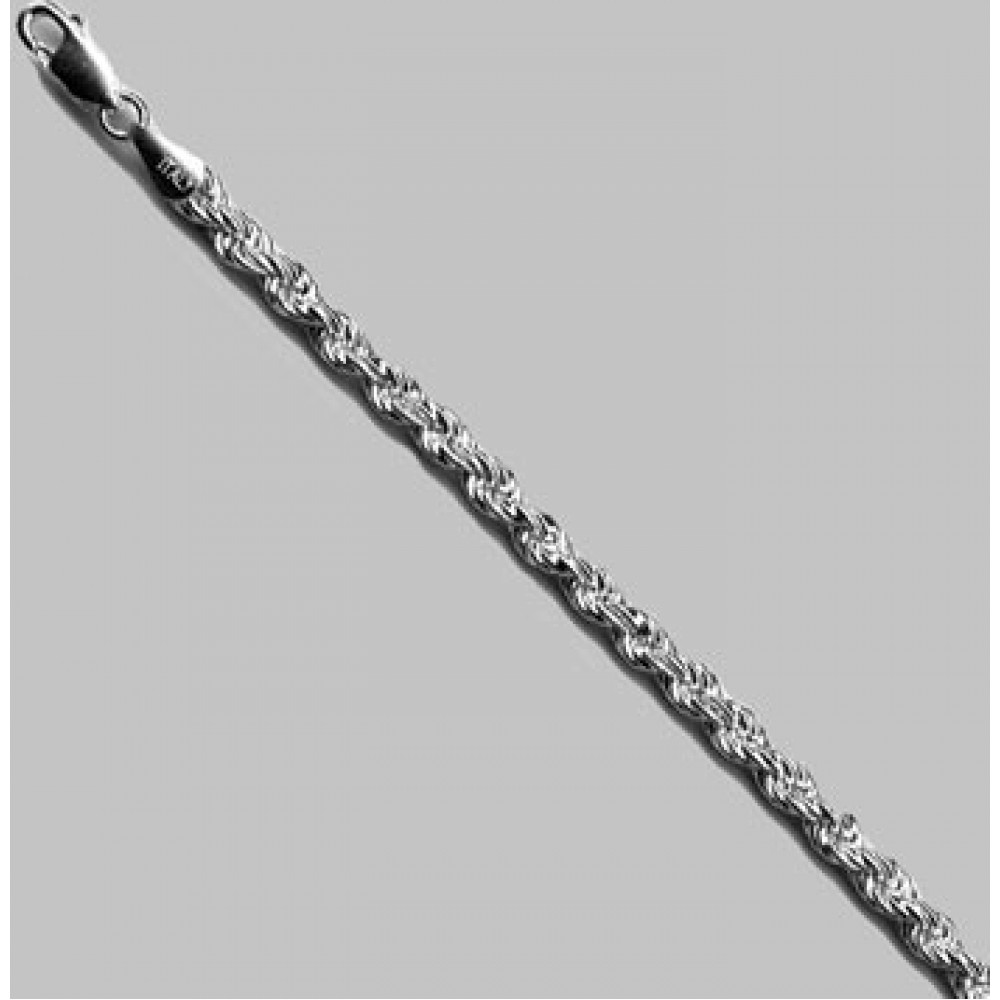 Срібний браслет Жгут 18см АМ-020702