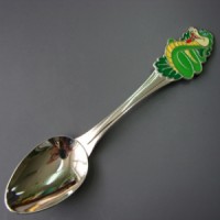 Срібна десертна ложка Змія 2 ХЮ-070