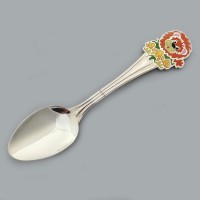 Срібна десертна ложка Левеня ХЮ-5221