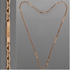 Золотая цепочка Якорная со слитком 55см 1088