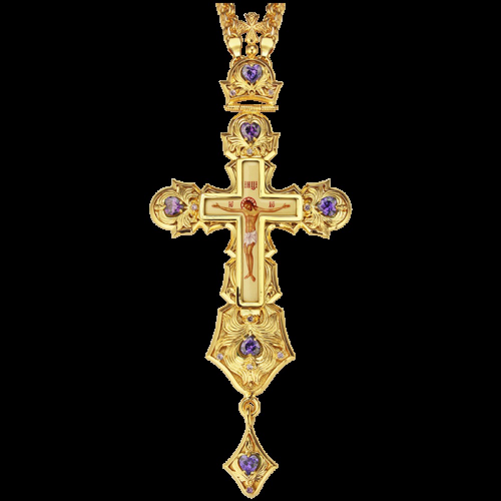 Крест "Наградной" латунный 2.10.0001ЛП-21ЛП