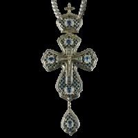 Крест наперсный №2 серебряный 2.10.0003