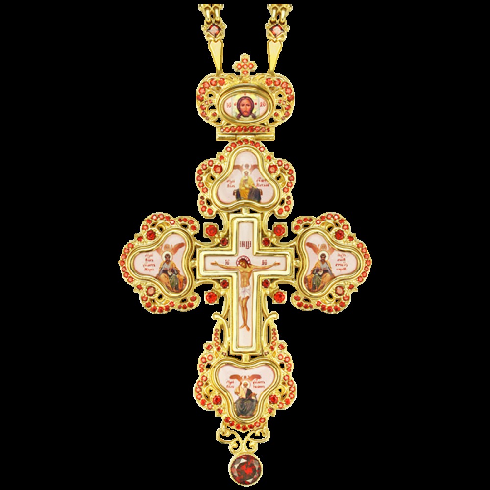 Крест наперсный латунный 2.10.0127ЛП-252ЛП