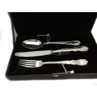 Набір срібних столових приборів на 1 персону Егоїст аг-2.91.0100