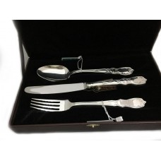 Набір срібних столових приборів на 1 персону Егоїст аг-2.91.0100