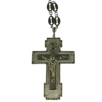 Крест Иерейский серебряный с цепью 2.10.000810