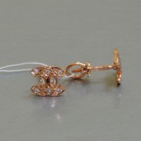 Золотые серьги гвоздики ДС-30002