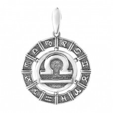 Серебряный подвес Весы ЮМ-3089-7