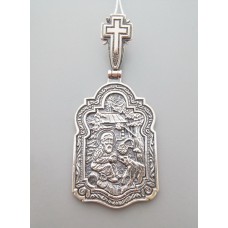 Срібна ладанка Серафим Саровський 67 бр-3100244